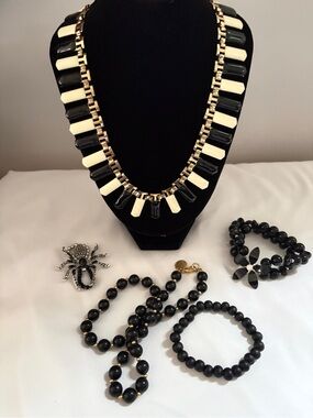 5 Pc Costume Jewelry Lot | Anne Klein II + Rhinestone Spider Ring